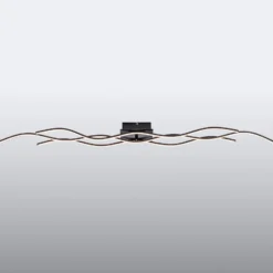 LED-Deckenlampe Wave 3.000K 137,5x16cm schwarz