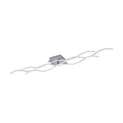 LED-Deckenlampe Wave 3.000K 139,5x16cm stahl