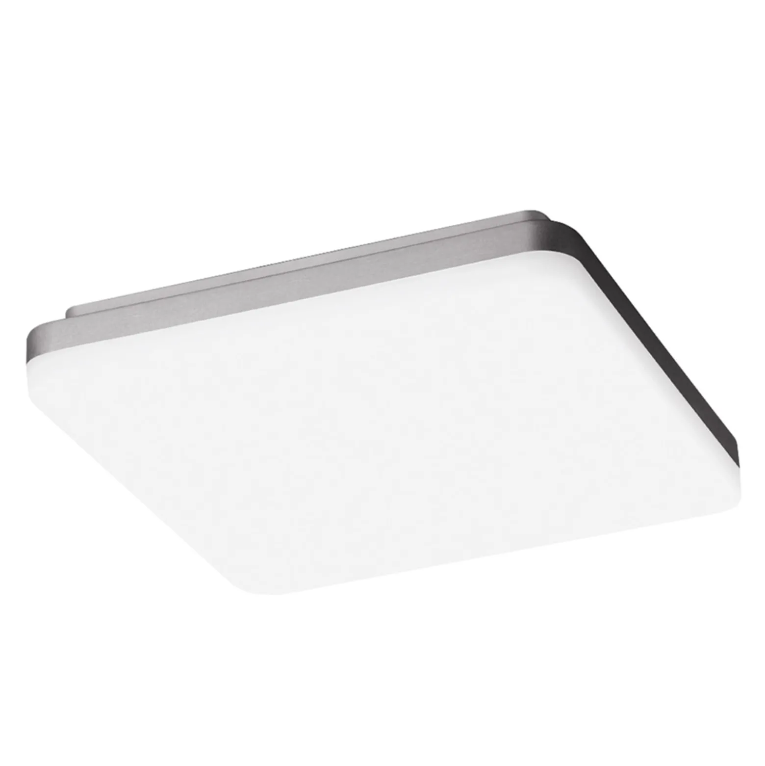 LED-Deckenlampe WL260 eckig Aluminium 24W 26x26cm