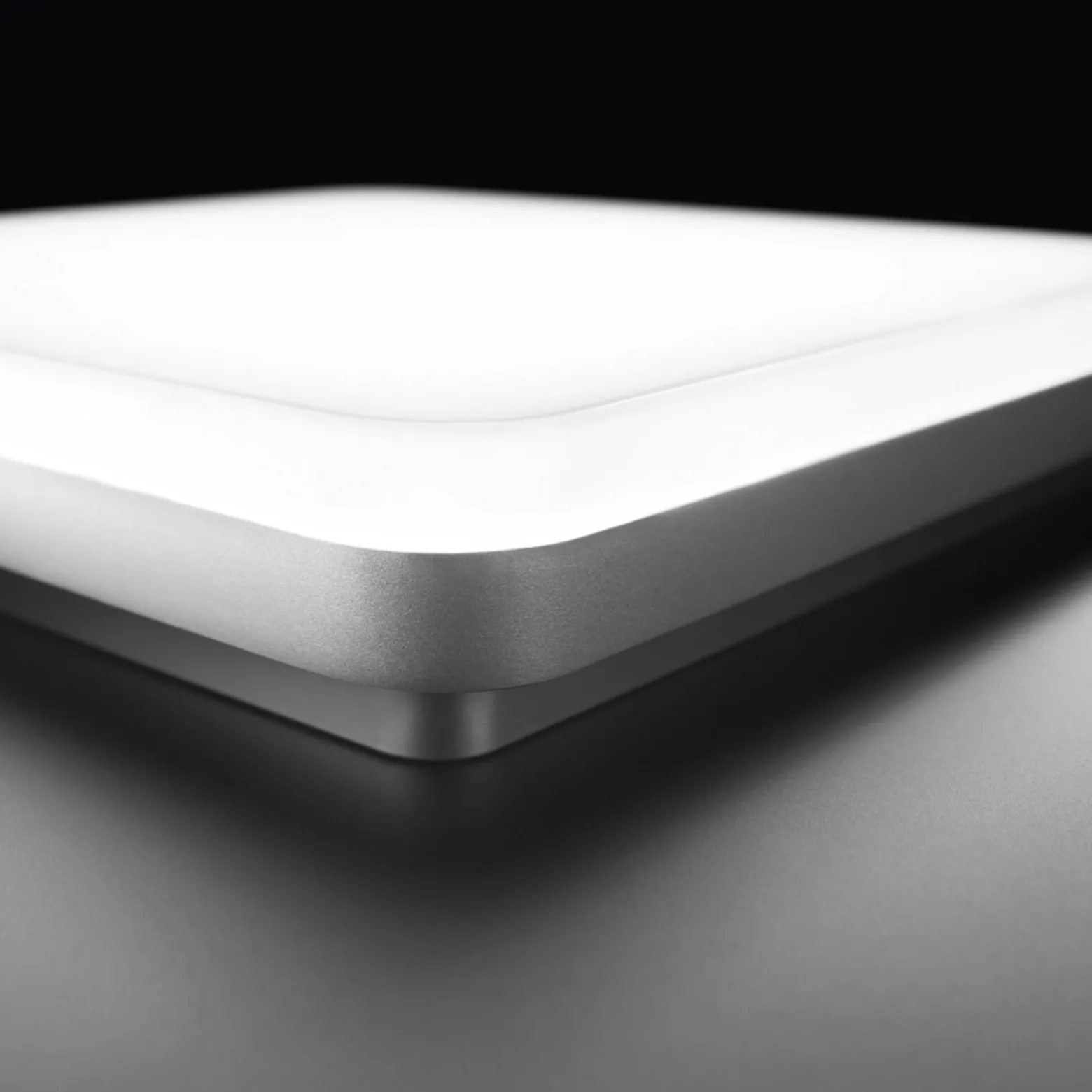 LED-Deckenlampe WL260 eckig Aluminium 24W 26x26cm