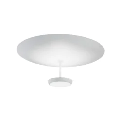 LED-Deckenlampe Yuko, weiß, Metall, 23 cm hoch, dimmbar