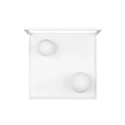 LED-Deckenleuchte Arola, weiß matt, Breite 37 cm, Metall
