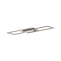 LED-Deckenleuchte Asmin, CCT, schwarz, 100x17,9cm