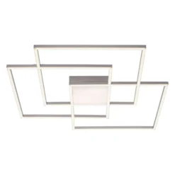 LED-Deckenleuchte Asmin, CCT, stahl, 75x75cm