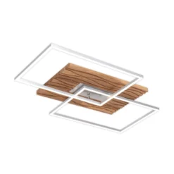 LED-Deckenleuchte Atacama L, eiche/Metall, Holz