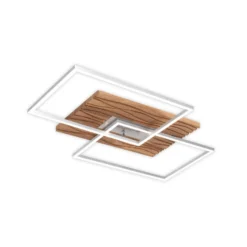 LED-Deckenleuchte Atacama S, eiche/Metall, Holz