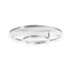LED-Deckenleuchte Aurora, aluminium, Ø 61 cm, Aluminium, CCT