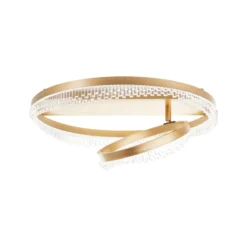 LED-Deckenleuchte Aurora, goldfarben Ø 61 cm, Aluminium, CCT
