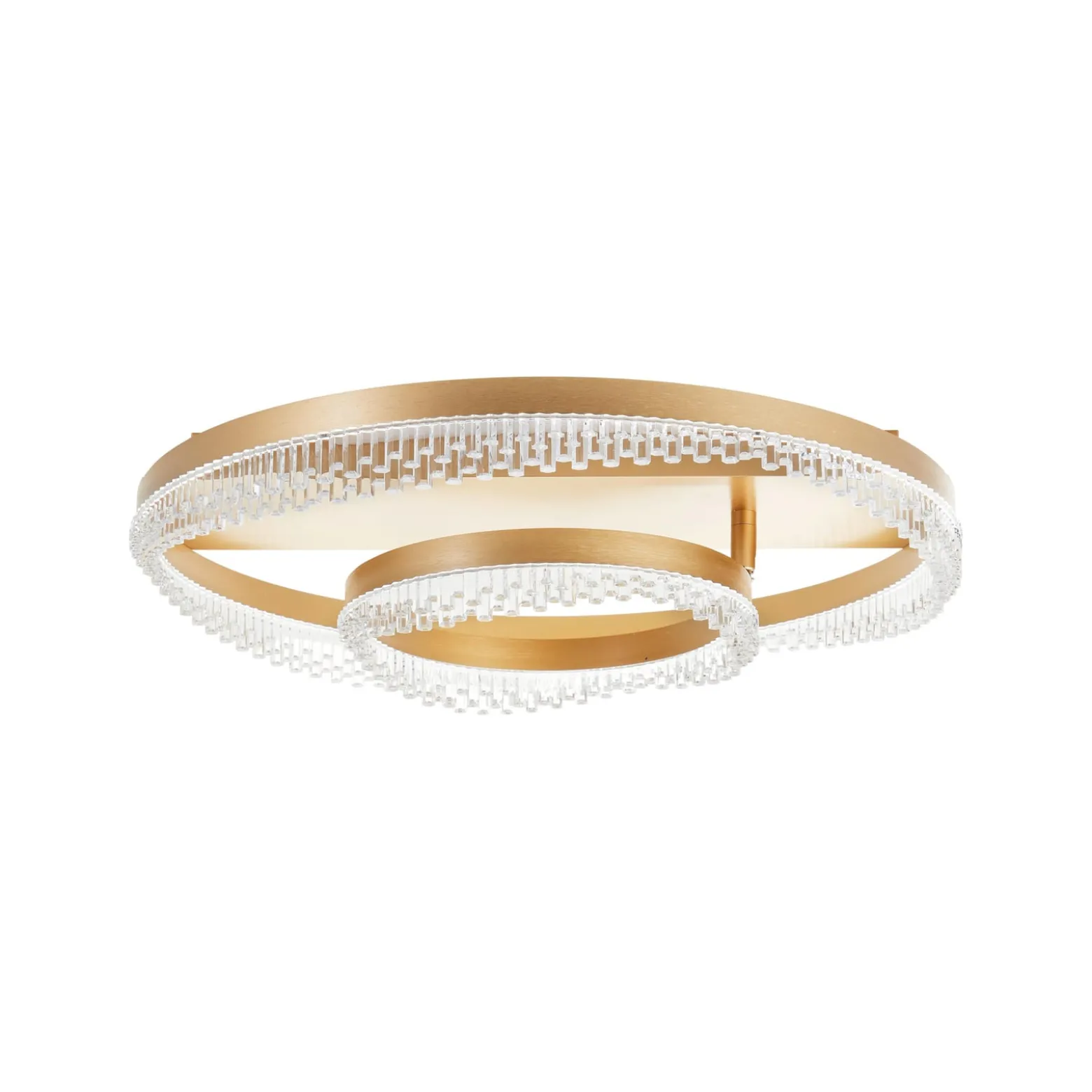LED-Deckenleuchte Aurora, goldfarben Ø 61 cm, Aluminium, CCT