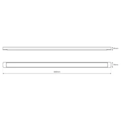 LED-Deckenleuchte Batten, Länge 120 cm, Alu, weiß, 4.000 K