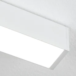 LED-Deckenleuchte Bounce, weiß, Länge 113 cm, CCT, Aluminium