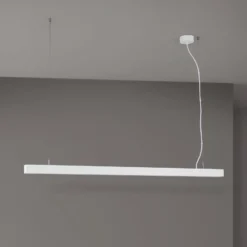LED-Deckenleuchte Bounce, weiß, Länge 113 cm, CCT, Aluminium