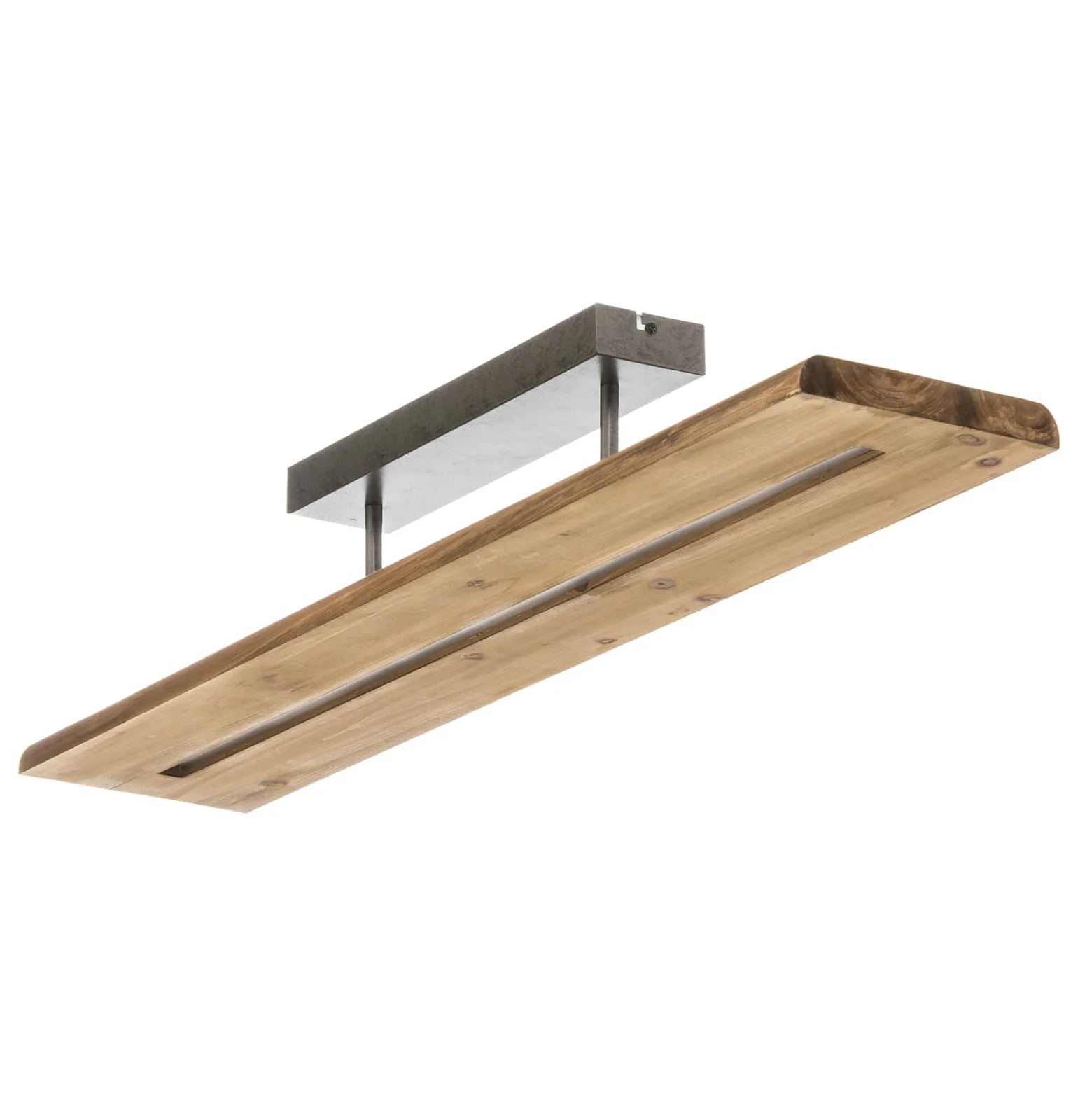 LED-Deckenleuchte Brad aus Holz