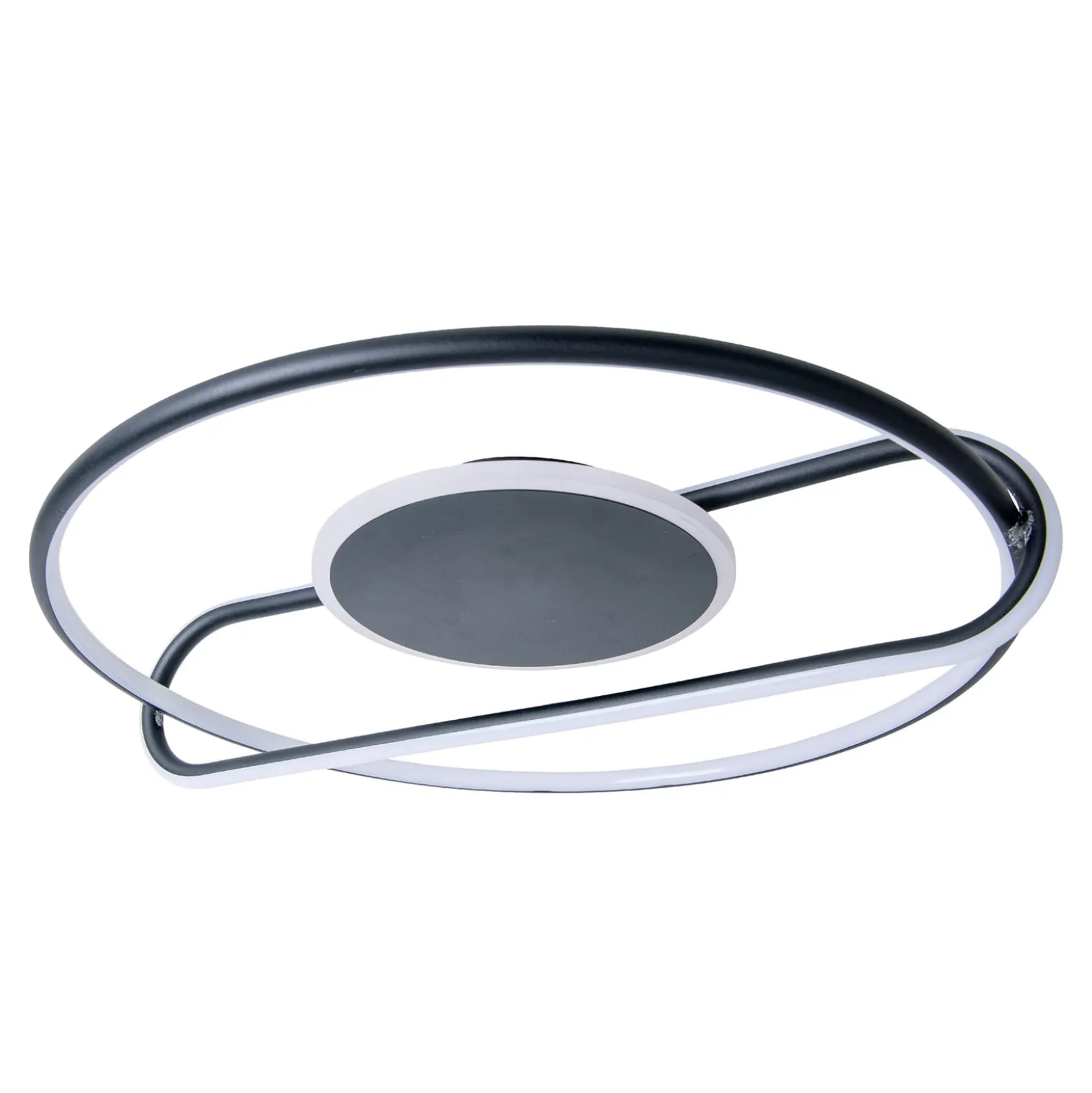 LED-Deckenleuchte Brendan, Ø 54 cm, schwarz