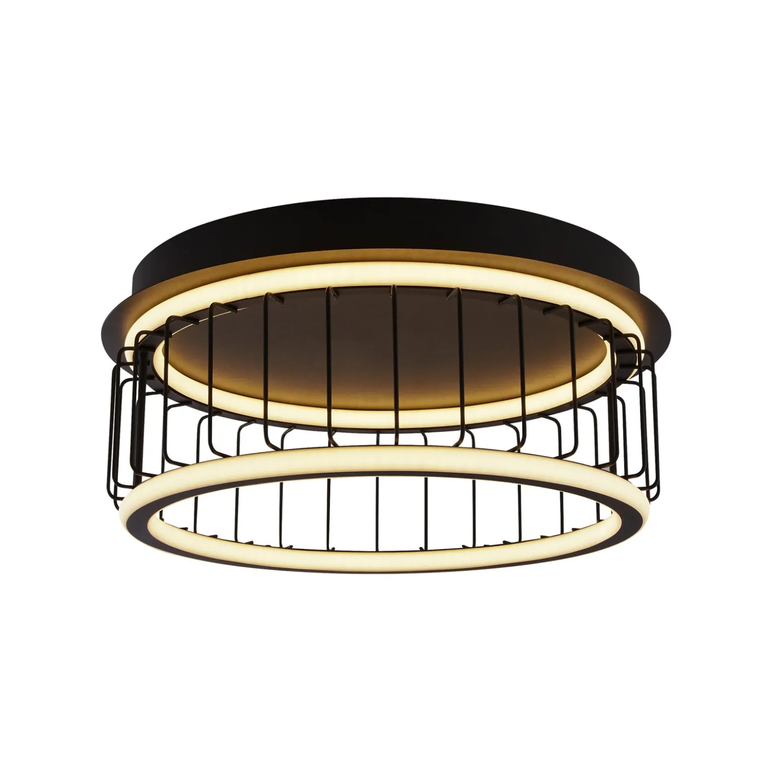 LED-Deckenleuchte Cage Ø 40cm