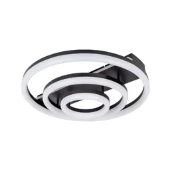 LED-Deckenleuchte CCT, drei Ringe, Fernbedienung