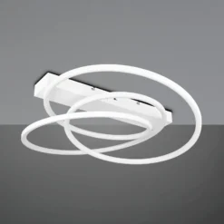 LED-Deckenleuchte Darvin, weiß, Metall, Kunststoff, CCT