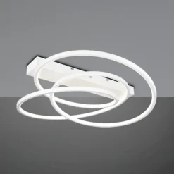LED-Deckenleuchte Darvin, weiß, Metall, Kunststoff, CCT