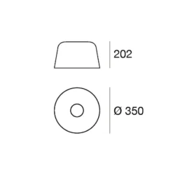 LED-Deckenleuchte Delfi_S, schwarz, Ø 35 cm, Metall