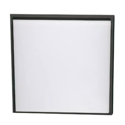 LED-Deckenleuchte Desdy, 30x30 cm, IP54, schwarz