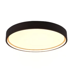 LED-Deckenleuchte Doha, CCT, schwarz matt