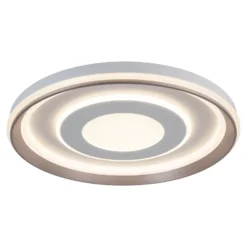 LED-Deckenleuchte Doira, weiß, Metall, Ø 50 cm, CCT, Remote