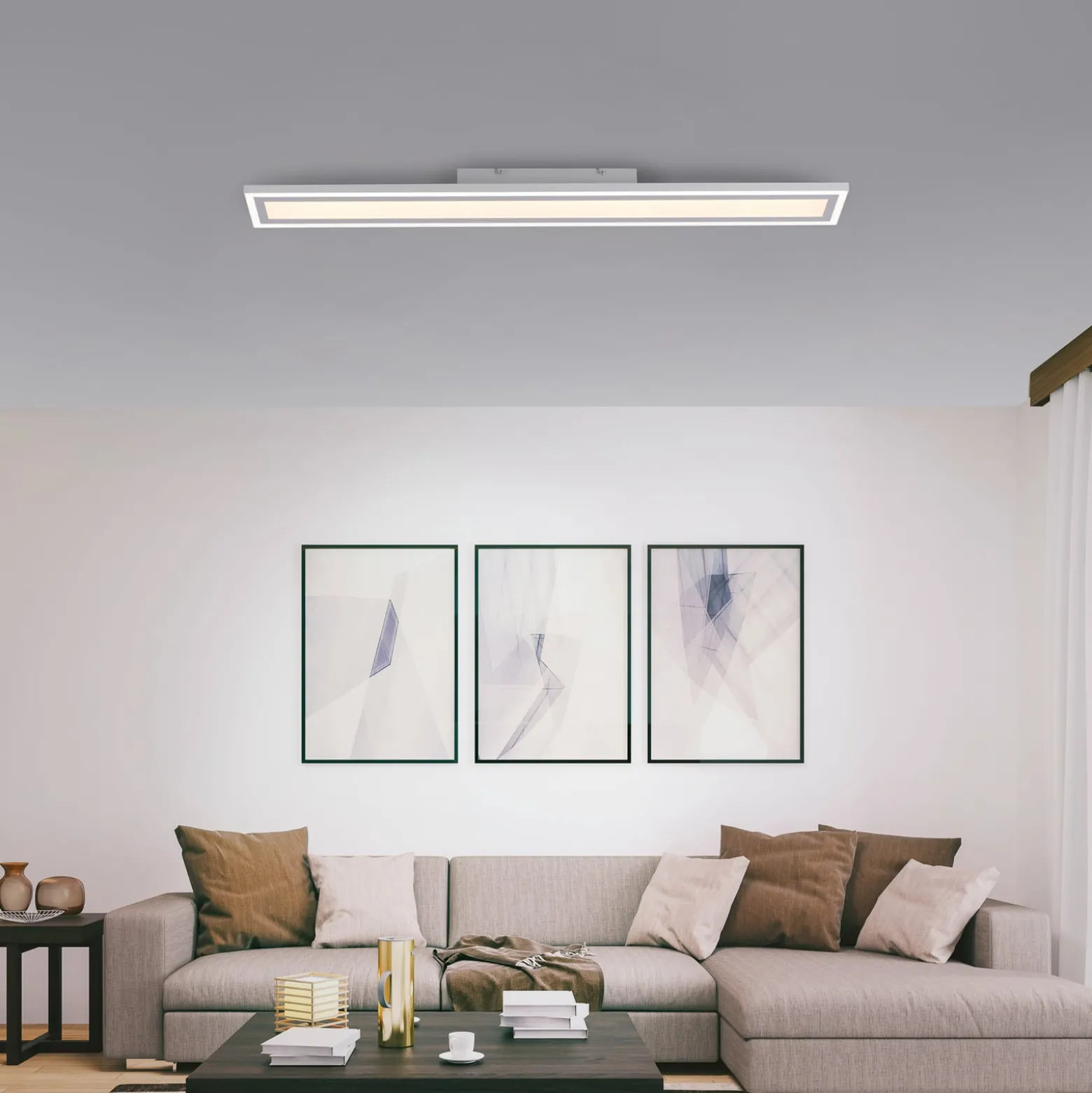 LED-Deckenleuchte Edging CCT, 100 x 12cm