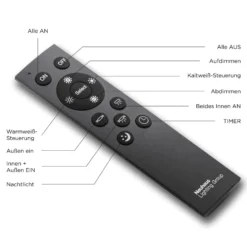LED-Deckenleuchte Edging CCT, 67,5 x 67,5cm
