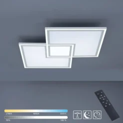 LED-Deckenleuchte Edging CCT, 67,5 x 67,5cm