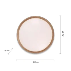LED-Deckenleuchte Emilia, dreistufig dimmbar, grau