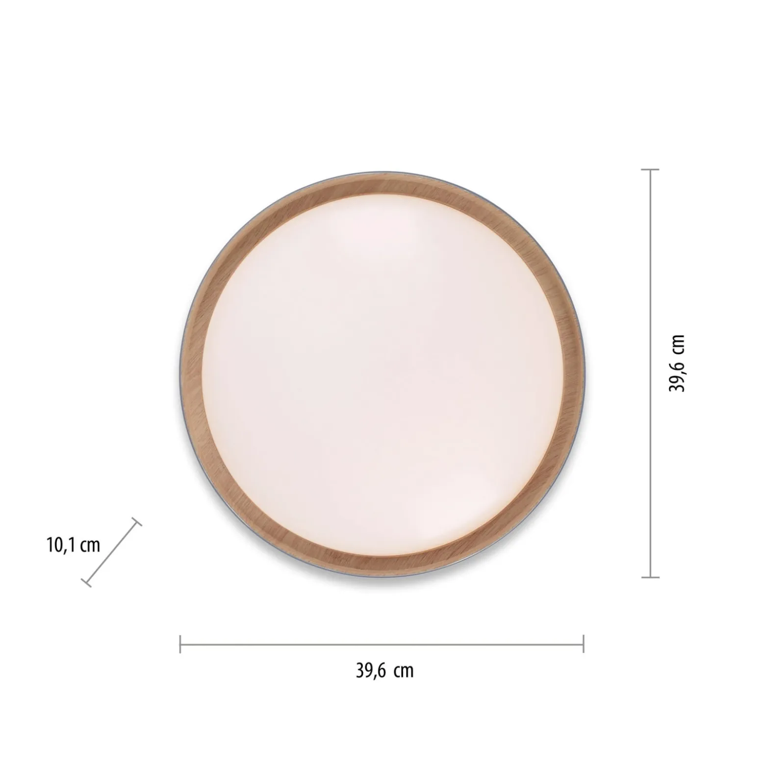 LED-Deckenleuchte Emilia, dreistufig dimmbar, grau
