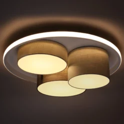 LED-Deckenleuchte Eppan, dreiflammig, dimmbar