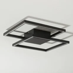 LED-Deckenleuchte Falcon, schwarz