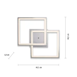 LED-Deckenleuchte Felix60, 44,5 cm x 44,5 cm