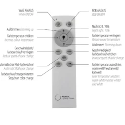 LED-Deckenleuchte Felix60, 105 cm x 71 cm