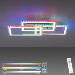LED-Deckenleuchte Felix60, 54 cm x 33,5 cm