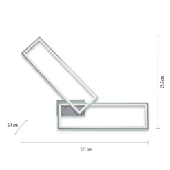 LED-Deckenleuchte Felix60, 121 cm x 29,5 cm