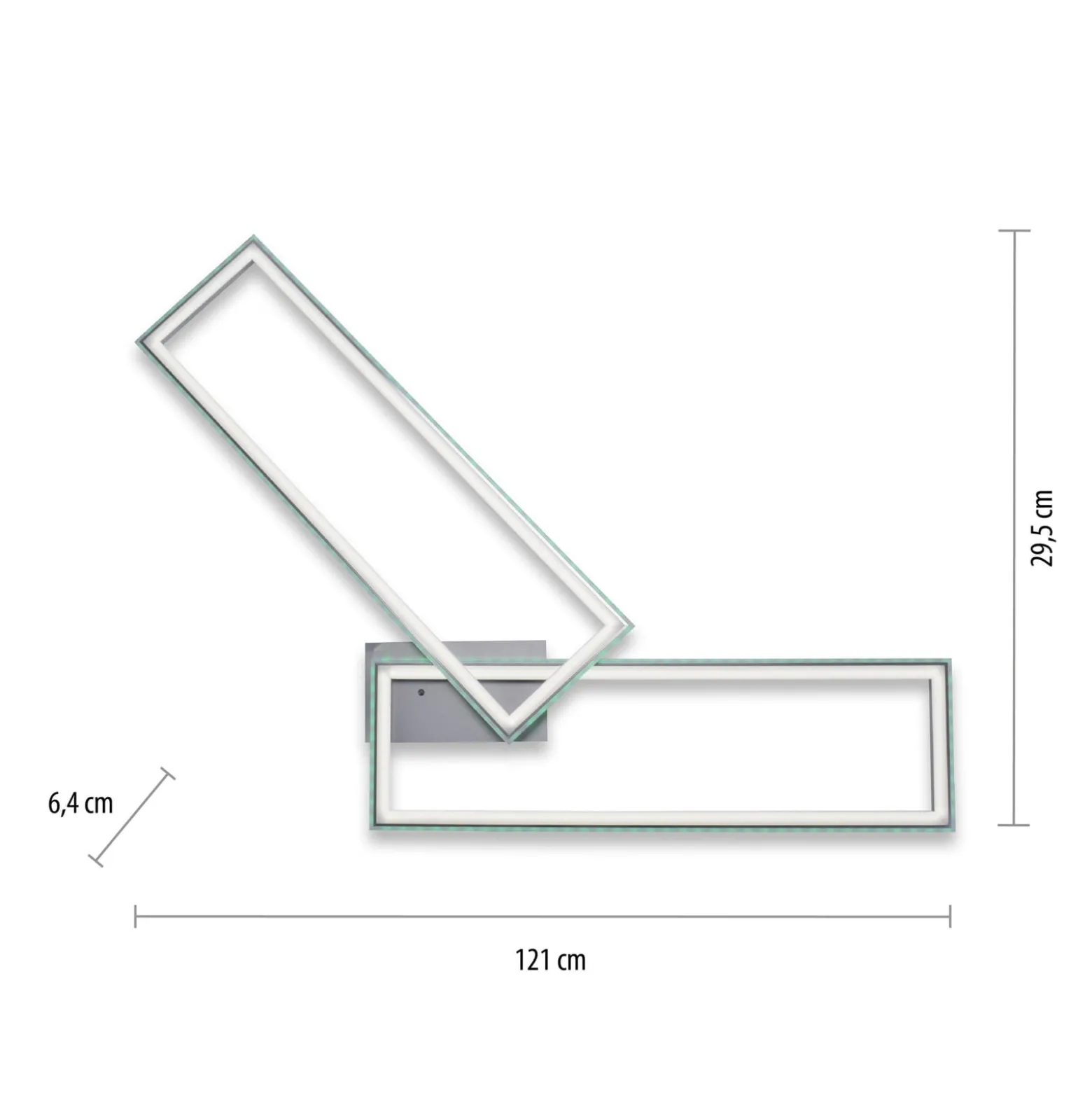 LED-Deckenleuchte Felix60, 121 cm x 29,5 cm