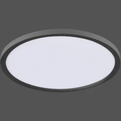 LED-Deckenleuchte Flat CCT, Ø 40 cm, schwarz