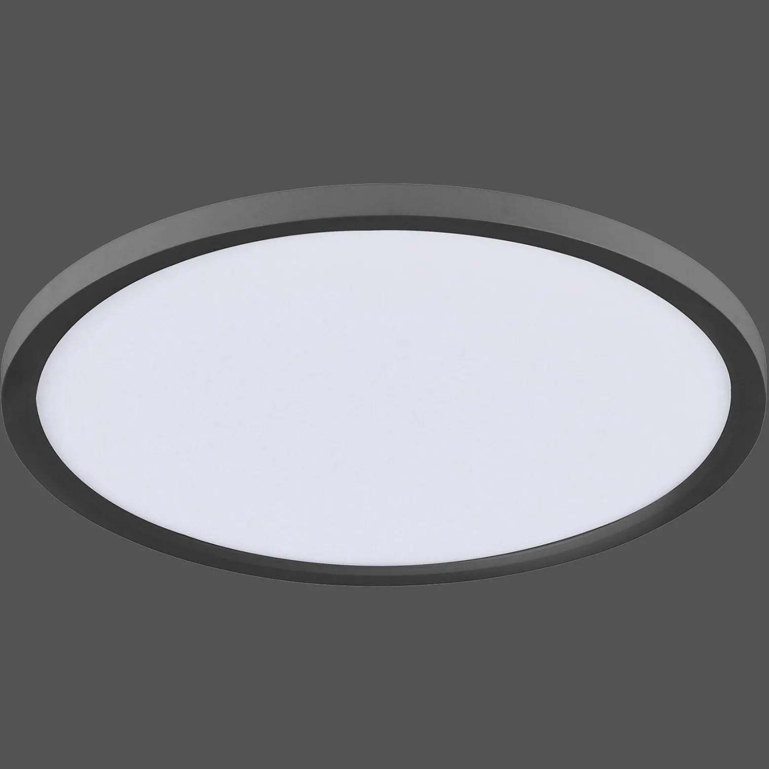 LED-Deckenleuchte Flat CCT, Ø 40 cm, schwarz