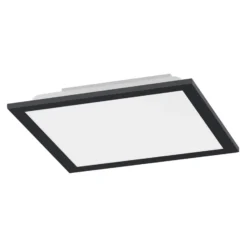 LED-Deckenleuchte Flat, CCT, schwarz, 29 x 29 cm