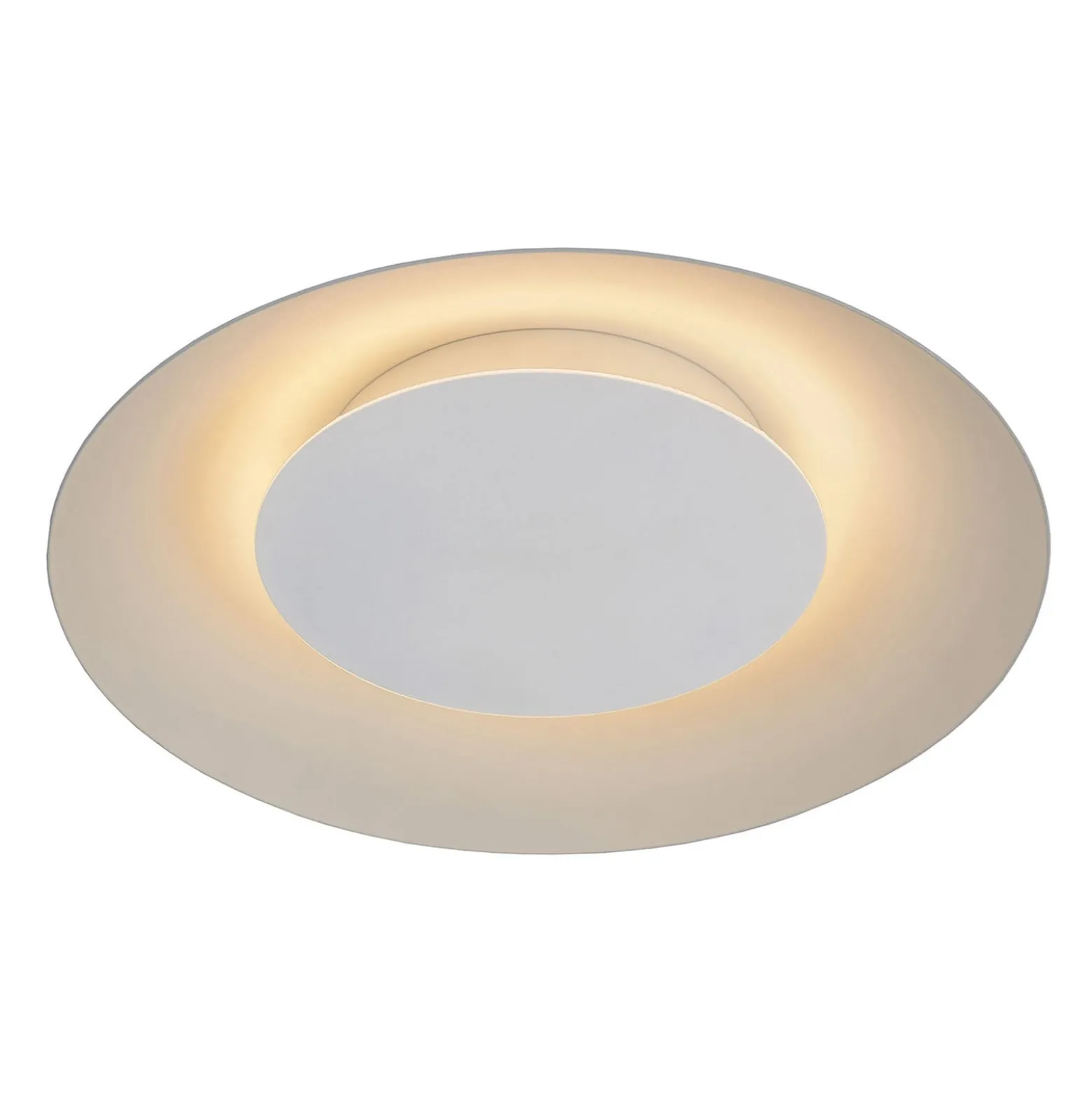 LED-Deckenleuchte Foskal in Weiß, Ø 34,5 cm