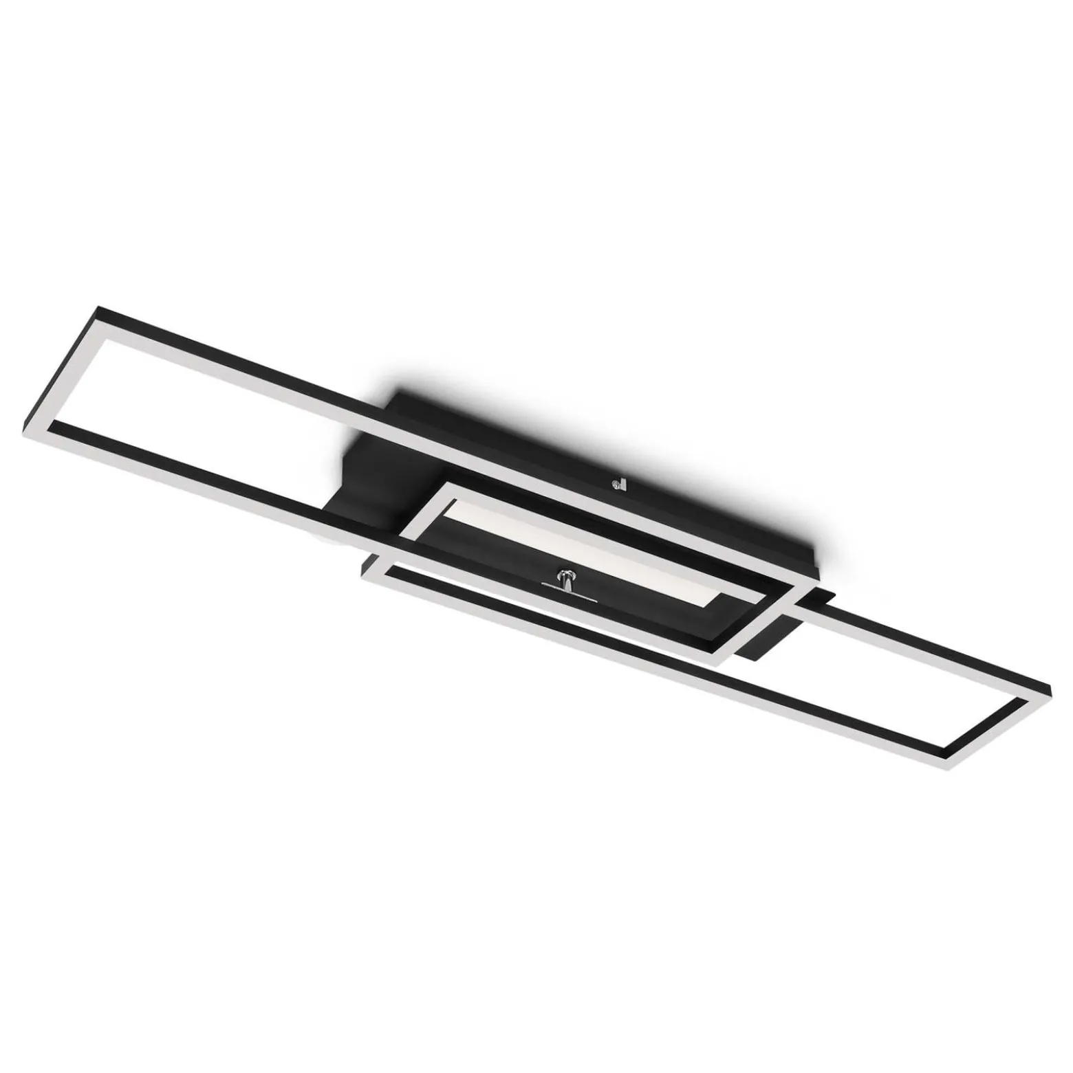 LED-Deckenleuchte Frame Mid, 3.000 K, schwarz