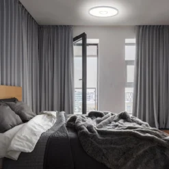 LED-Deckenleuchte Free, Ø 29 cm, silber