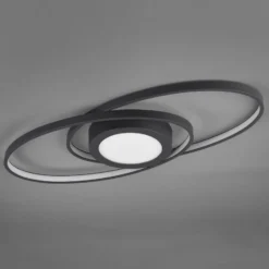 LED-Deckenleuchte Galaxy, dimmbar, anthrazit