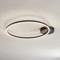 LED-Deckenleuchte Giotto 1fl., schwarz