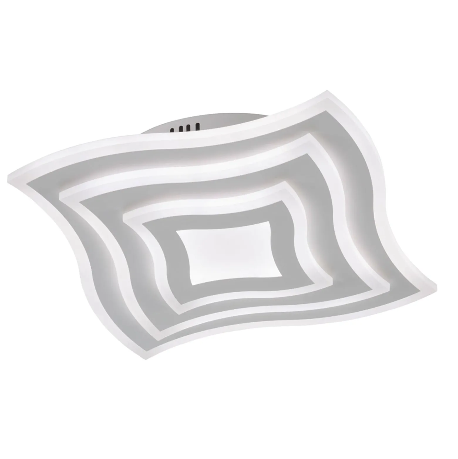 LED-Deckenleuchte Gorden mit Fernbedienung, Rahmen