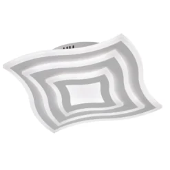 LED-Deckenleuchte Gorden mit Fernbedienung, Rahmen