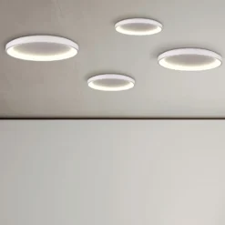 LED-Deckenleuchte Grace, weiß, Ø 58 cm, Casambi, 50 W