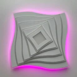 LED-Deckenleuchte HERO, weiß, 50 x 50 cm, Metall, CCT, RGB